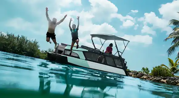 Pontoons for sale at Power Lodge Florida.